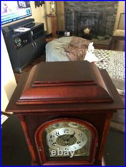 Antique Junghans Westminster Chime Mantel Clock Deco Style