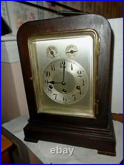 Antique-Junghans-Westminster Chime-Mantle Clock-Ca. 1910-To Restore-#E939