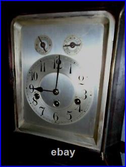 Antique-Junghans-Westminster Chime-Mantle Clock-Ca. 1910-To Restore-#E939
