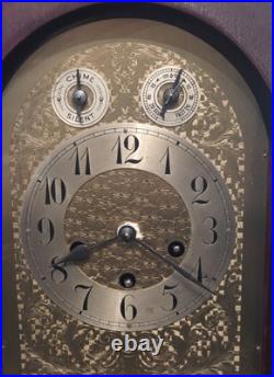 Antique Junghans Westminster Chimes Mantel Clock Germany LARGE AND BEAUTIFUL