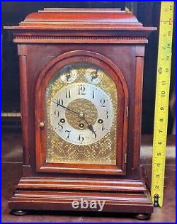 Antique Junghans Westminster Chimes Mantel Clock Germany LARGE AND BEAUTIFUL