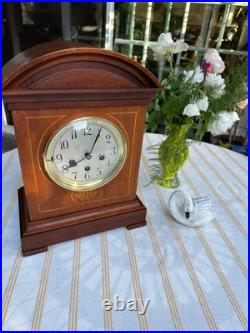 Antique Junghans Westminster Chiming Mantel Clock Germany