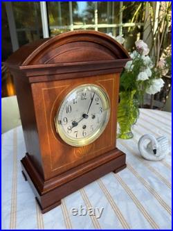 Antique Junghans Westminster Chiming Mantel Clock Germany