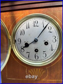 Antique Junghans Westminster Chiming Mantel Clock Germany