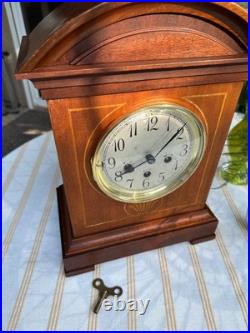 Antique Junghans Westminster Chiming Mantel Clock Germany