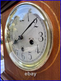 Antique Junghans Westminster Chiming Mantel Clock Germany