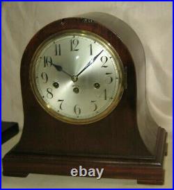 Antique Junghans Wurttemberg 8 Day Westminster Chime Bracket Clock #215 Working