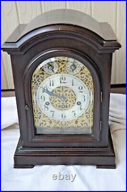 Antique Junghans Wurttemberg Bracket 8-day Mantel Clock With Westminster Chimes