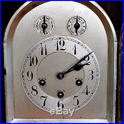 Antique Junghans Wurttemberg Bracket 8-day Mantel Clock With Westminster Chimes