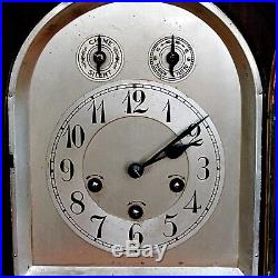 Antique Junghans Wurttemberg Bracket 8-day Mantel Clock With Westminster Chimes