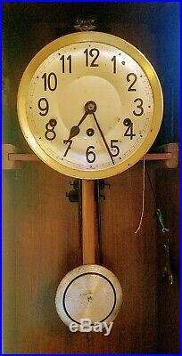 Antique Keinzle Westminster 8-hammer Orgel Gong Hourly & 15m Chiming Wall Clock