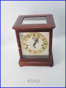 Antique Kieninger Triple Chime Musical 4 Glass Library Bracket Clock