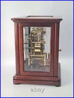 Antique Kieninger Triple Chime Musical 4 Glass Library Bracket Clock