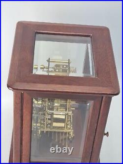 Antique Kieninger Triple Chime Musical 4 Glass Library Bracket Clock