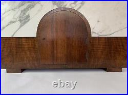 Antique Kienzle Art Deco Wooden West Minster Chime 8-Day Mantle Clock Germany