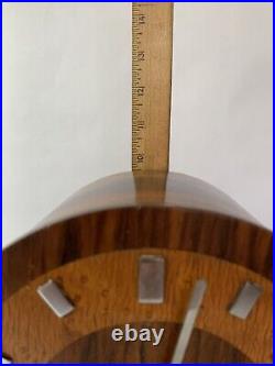 Antique Kienzle Art Deco Wooden West Minster Chime 8-Day Mantle Clock Germany