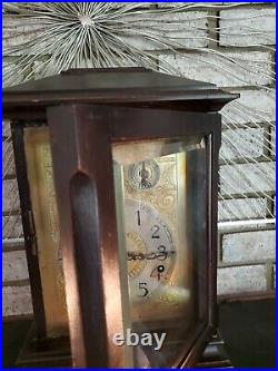 Antique Kienzle Bracket Mantel / Shelf Clock with Westminster Chimes German