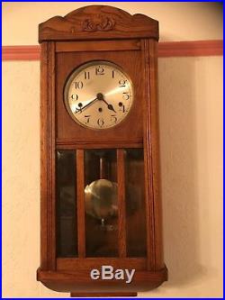 Antique Kienzle Foreign German Westminster Carillon Wall Clock