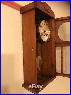 Antique Kienzle Foreign German Westminster Carillon Wall Clock