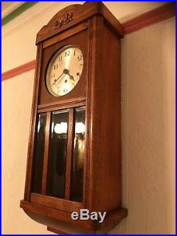 Antique Kienzle Foreign German Westminster Carillon Wall Clock