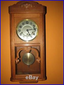 Antique Kienzle Quarter Hour Westminster Chime Wall Clock, 8-day, Time/chime