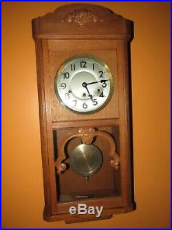 Antique Kienzle Quarter Hour Westminster Chime Wall Clock, 8-day, Time/chime