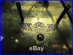 Antique Kienzle Walnut Bracket Clock Circa 1915 Westminster Chimes Serial #17817