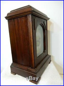 Antique Large German Junghans Bracket Mantle Clock With Westminster Chimes