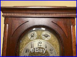 Antique Large Junghans Mahogany Bracket Mantel Shelf Clock Westminster Chimes