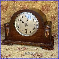 Antique Large Whittington Westminster Chime Art Deco Mantle Clock 1920s 1930s