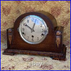 Antique Large Whittington Westminster Chime Art Deco Mantle Clock 1920s 1930s