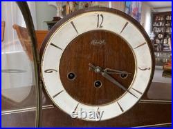 Antique Mantel Clock Kienzle German withkey Westminster Chime Key-wind