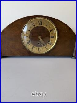 Antique Mantle Clock Art Deco German WESTMINSTER Chime Pendulum