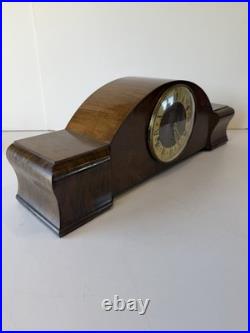 Antique Mantle Clock Art Deco German WESTMINSTER Chime Pendulum