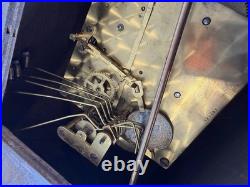 Antique Mantle Clock Art Deco German WESTMINSTER Chime Pendulum