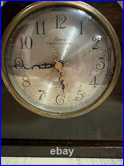 Antique Mantle Clock Revere, Sept 1926, Electron, Westminster