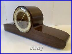 Antique Mauthe Rare Mantel Clock Triple Wind Westminter Chimes 20 Works Great