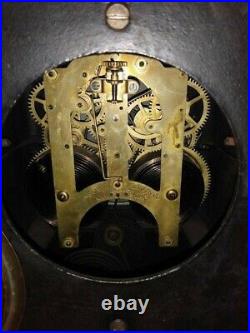 Antique Metal Cased Ansonia Mantle Clock