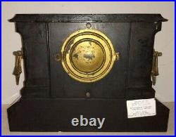 Antique Metal Cased Ansonia Mantle Clock