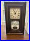 Antique New England clock wall Westminster Chimes Eight Day Spring Clock No. 234C