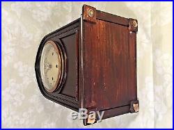 Antique New Haven Bee Hive Cathedral Clock Westminster Chimes Running