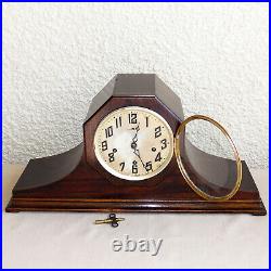 Antique New Haven Lincoln Mantle Clock Westminster Chime