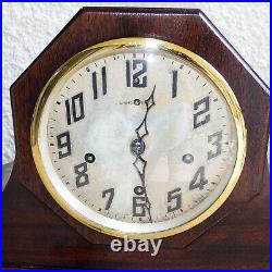 Antique New Haven Lincoln Mantle Clock Westminster Chime