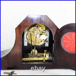 Antique New Haven Lincoln Mantle Clock Westminster Chime
