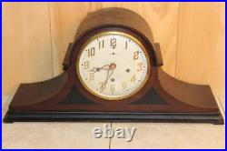 Antique New Haven Westminster Chime Clock Oversized Mansion Style To Restore