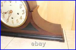 Antique New Haven Westminster Chime Clock Oversized Mansion Style To Restore