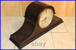 Antique New Haven Westminster Chime Clock Oversized Mansion Style To Restore