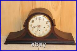 Antique New Haven Westminster Chime Clock Oversized Mansion Style To Restore