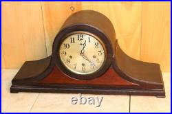 Antique New Haven Westminster Chime Mantle Clock Nice Condition