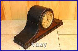 Antique New Haven Westminster Chime Mantle Clock Nice Condition